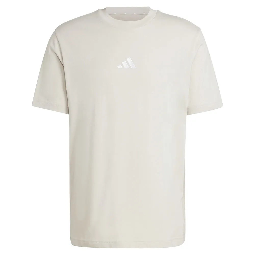 Футболка с коротким рукавом adidas Essentials Small Logo Single Jersey, бежевый — фото 3