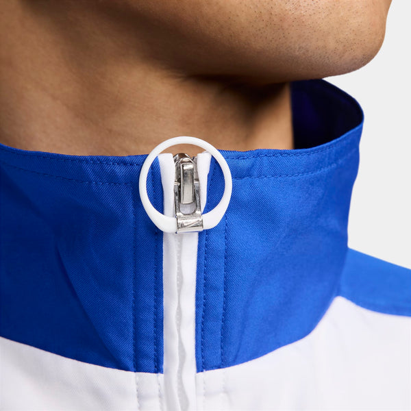 Куртка brazil 1998 reissue football replica tracksuit jacket 'white lyon blue' Nike, белый — фото 3