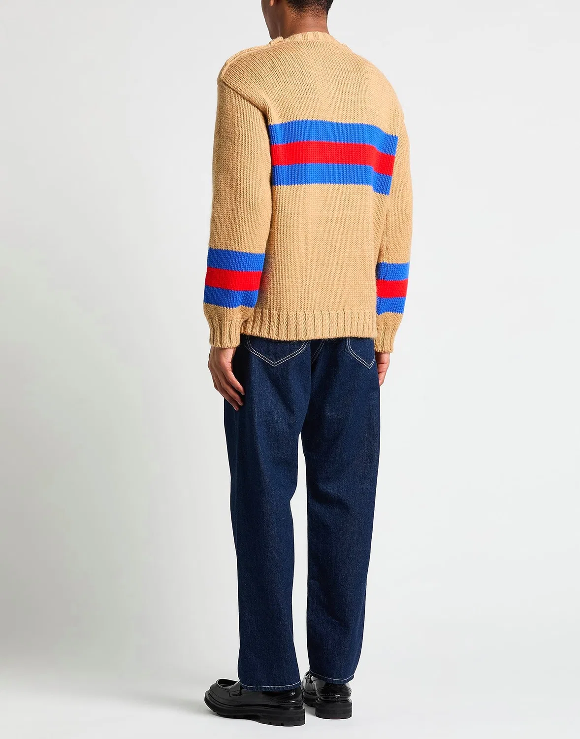Свитер с интарсией Gucci Camel — фото 3