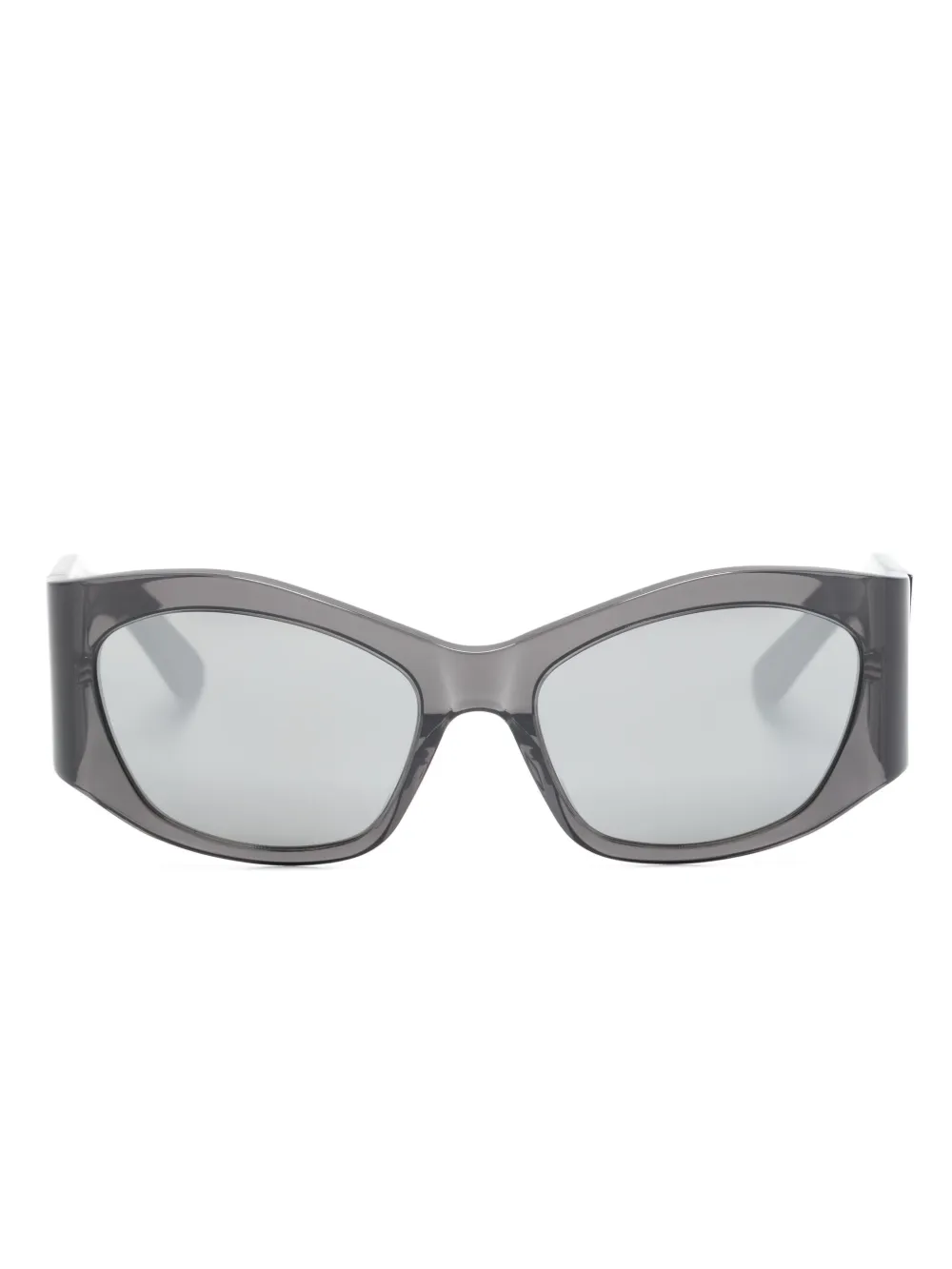 

Солнцезащитные очки в прямоугольной оправе Balenciaga Eyewear, черный