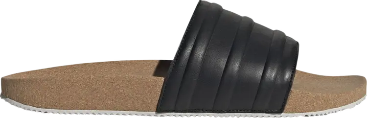 

Кроссовки Adilette Premium Slides 'Cork Pack - Black', черный, Черный;коричневый, Кроссовки Adilette Premium Slides 'Cork Pack - Black', черный