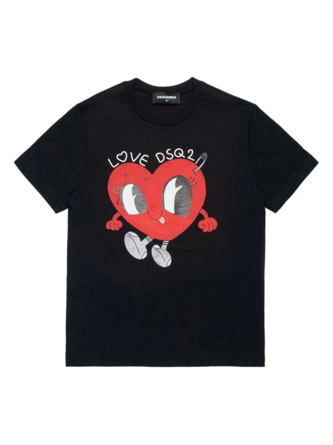 

DSQUARED2 KIDS футболка с графичным принтом, черный