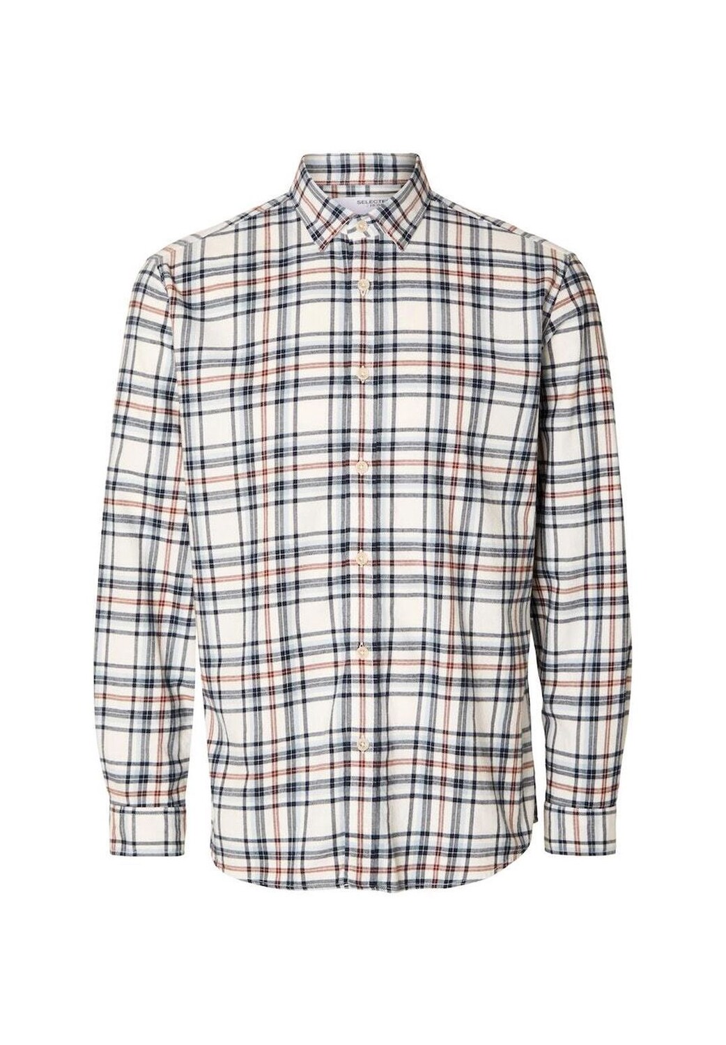 

Рубашка с длинным рукавом SELECTED, цвет Eierschal