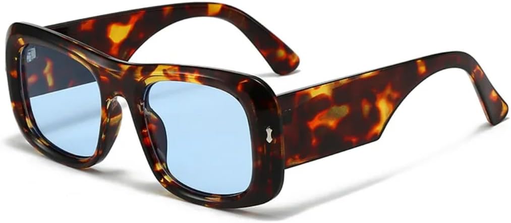 

Солнцезащитные очки с защитой UV400 | Круглая оправа, линзы конфетного цвета | Для женщин и мужчин, для занятий спортом на открытом воздухе и вождения DSVIGF, Demi Blue