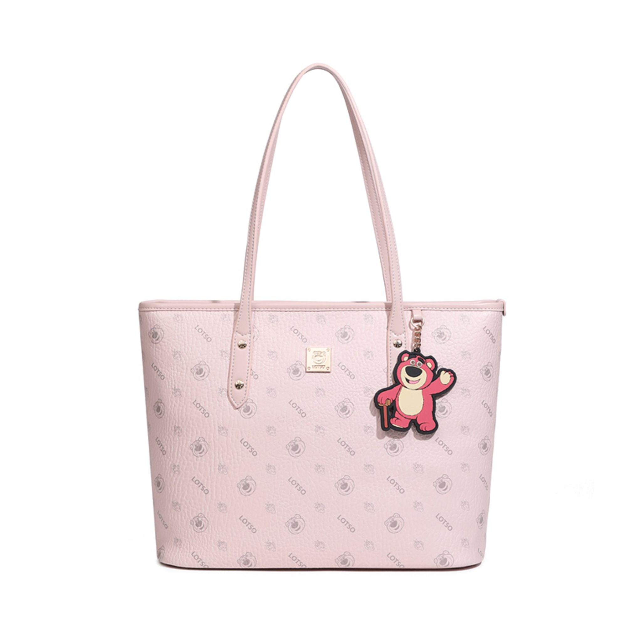 

Disney Сумка-шопер из ПВХ серии Медвежонок Клубничка Женская розовая, Pink Tote Bag