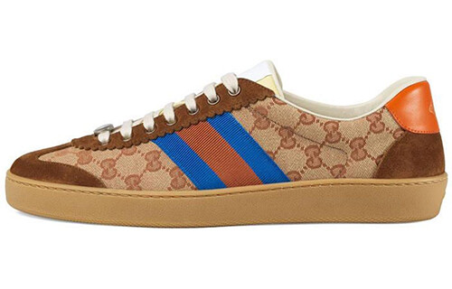 

Мужские кроссовки Gucci G74 Web, кирпично-красный