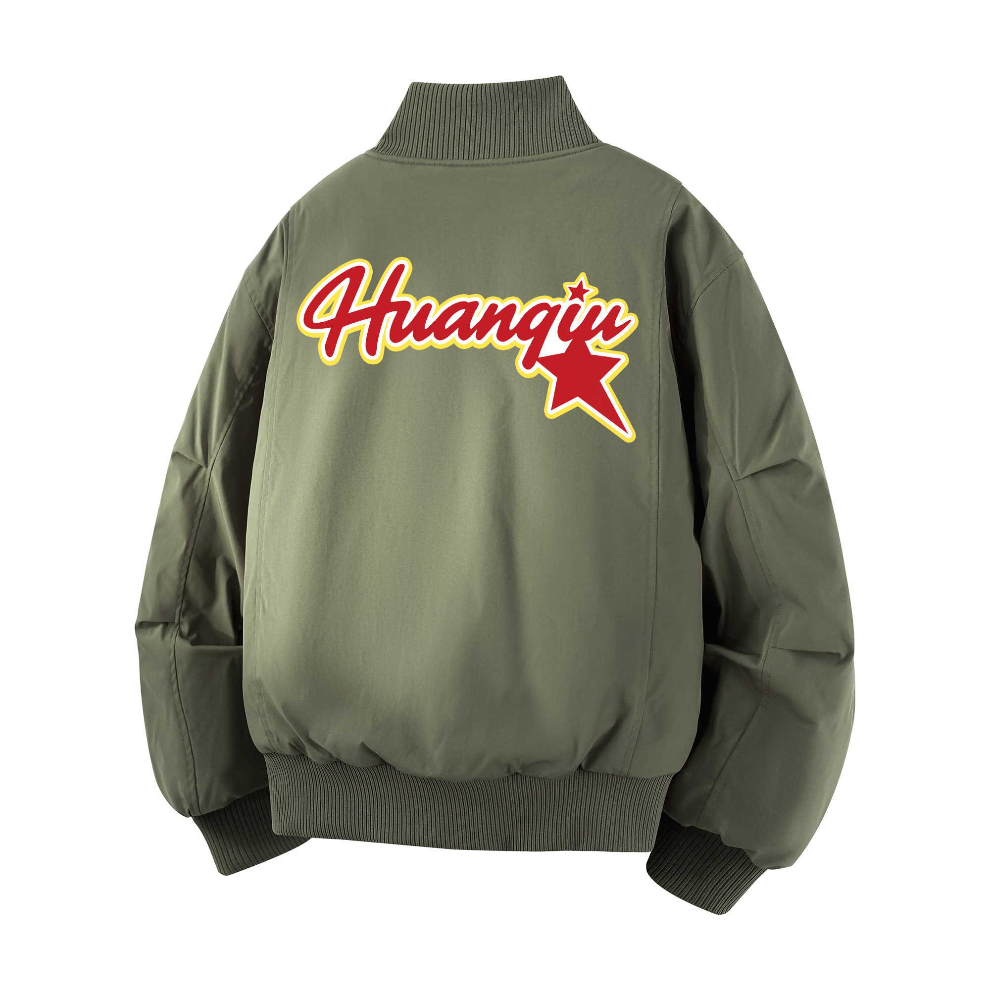 

Пуховик Unisex Stand Collar Thickened HUANQIU, зеленый