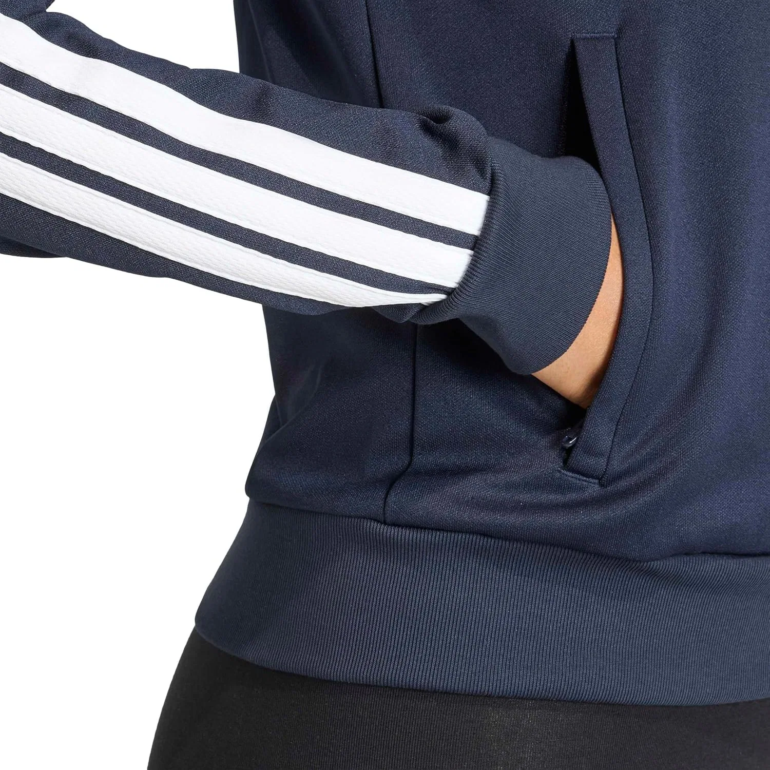 Женская ветровка adidas, Night Navy/Icey Blue/Hazy Beige/White — фото 4