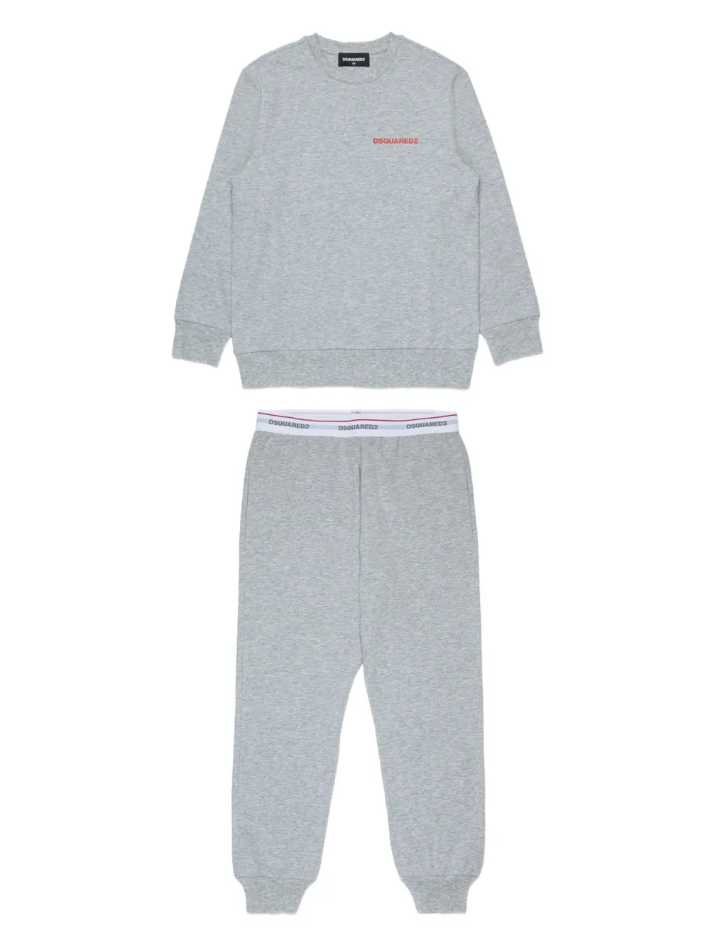

Пижама с логотипом DSQUARED2 KIDS, серый