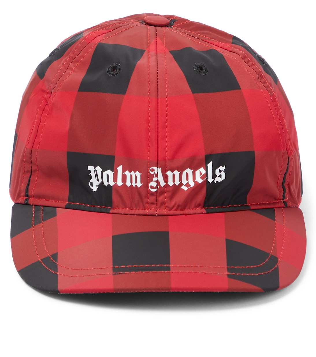 

Клетчатая бейсболка Palm Angels Kids, Red White