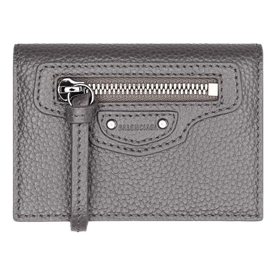 

(WMNS) Мини-кошелек Balenciaga Neo Classic, темно-серый