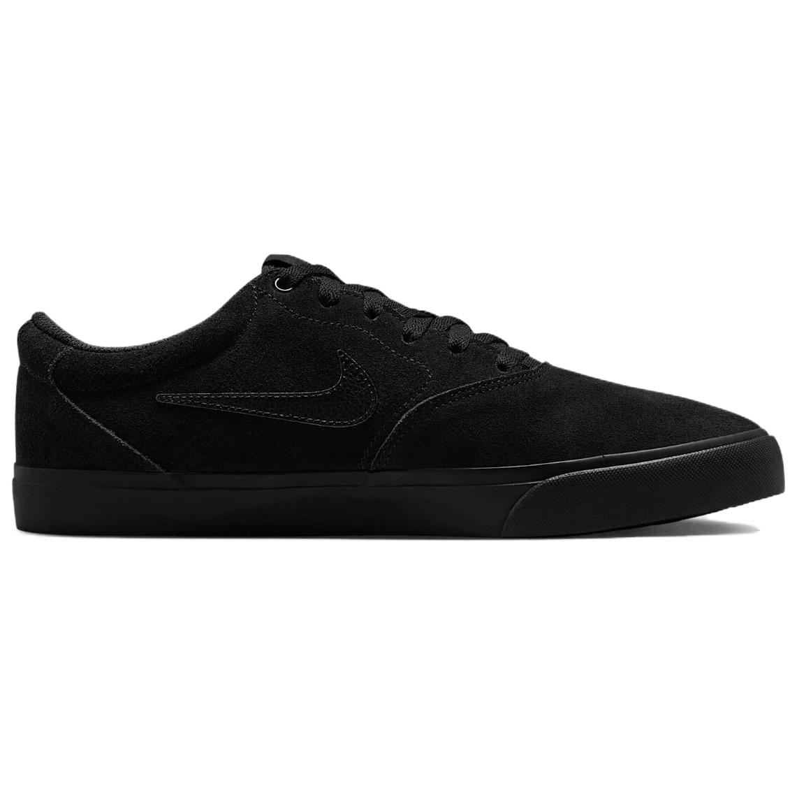 Мужские кроссовки для скейтбординга SB Charge Slip Resistant Abrasion Resistant Low Top Nike, черный — фото 2