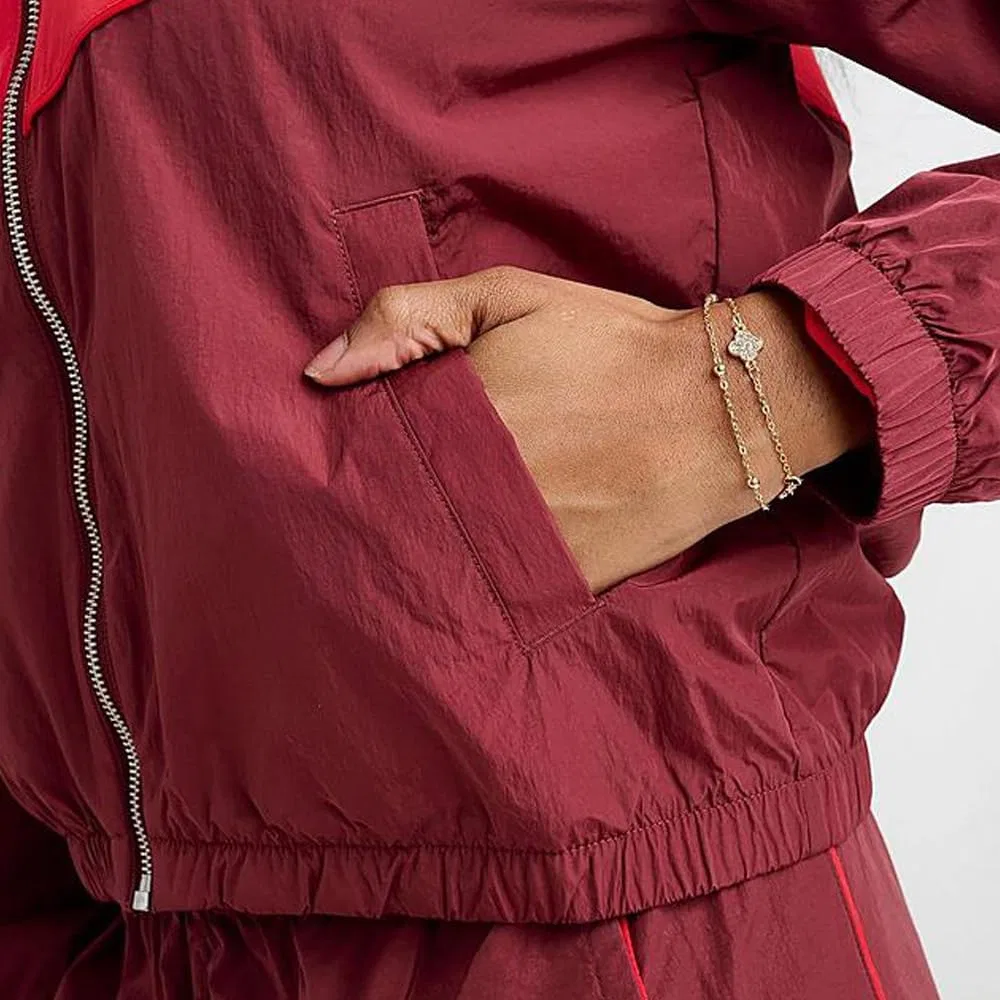 Куртка спортивная Nike Windrunner, Burgundy/University Red — фото 3