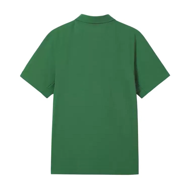 Футболка поло Lacoste Мужская, умеренный крой, Crocodile зеленый — фото 3