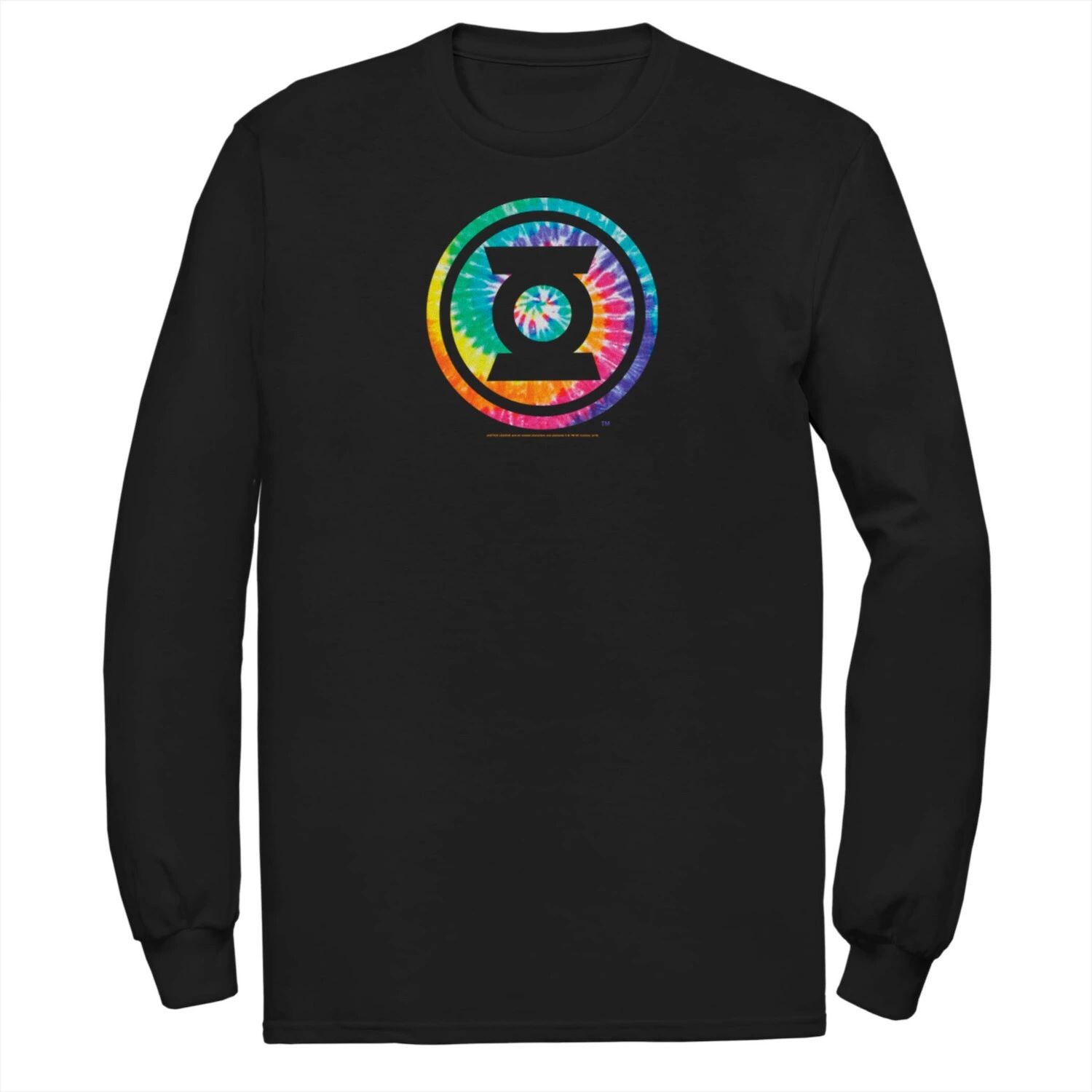 

Мужская футболка с логотипом DC Comics Green Lantern Tie Dye Licensed Character