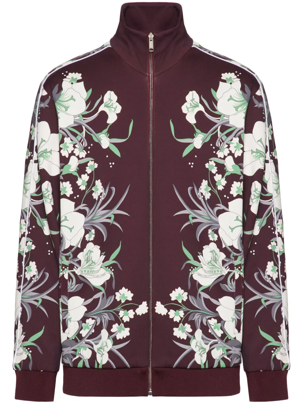 

Куртка на молнии с графичным принтом VALENTINO GARAVANI, красный