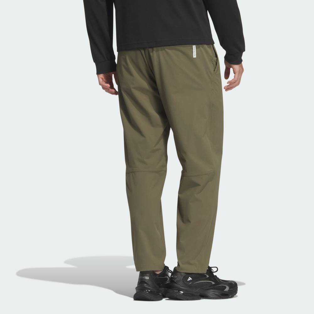 Спортивные брюки Essentials Plus Regular Fit Stretch Woven Ankle-Length Jogger Pants Adidas, green — фото 2