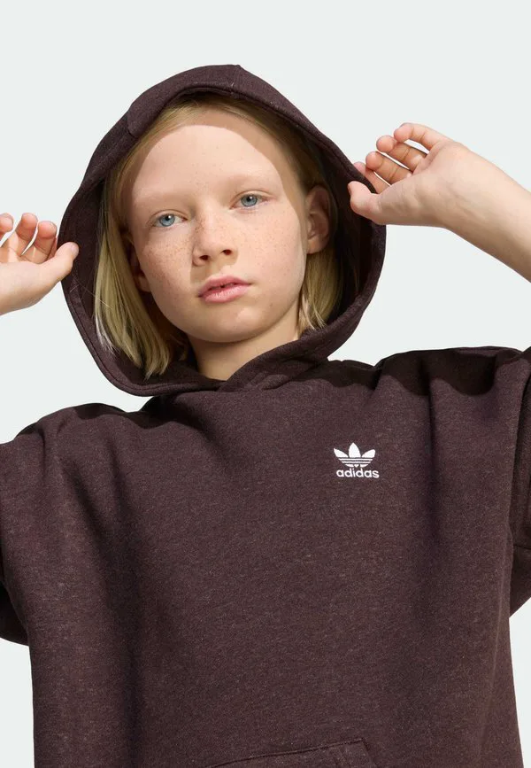 Свободная толстовка с капюшоном Adidas Originals, Aurora Coffee Mel. — фото 3