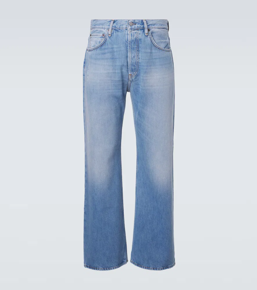Прямые джинсы 2021 года Acne Studios, синий