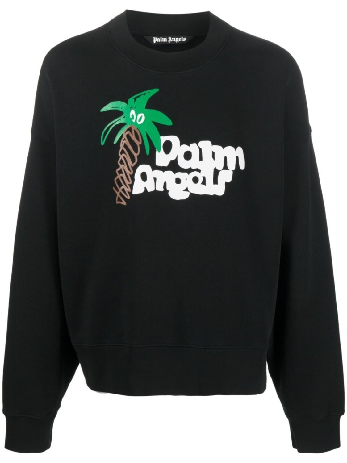 

Palm Angels толстовка из органического хлопка с логотипом, черный