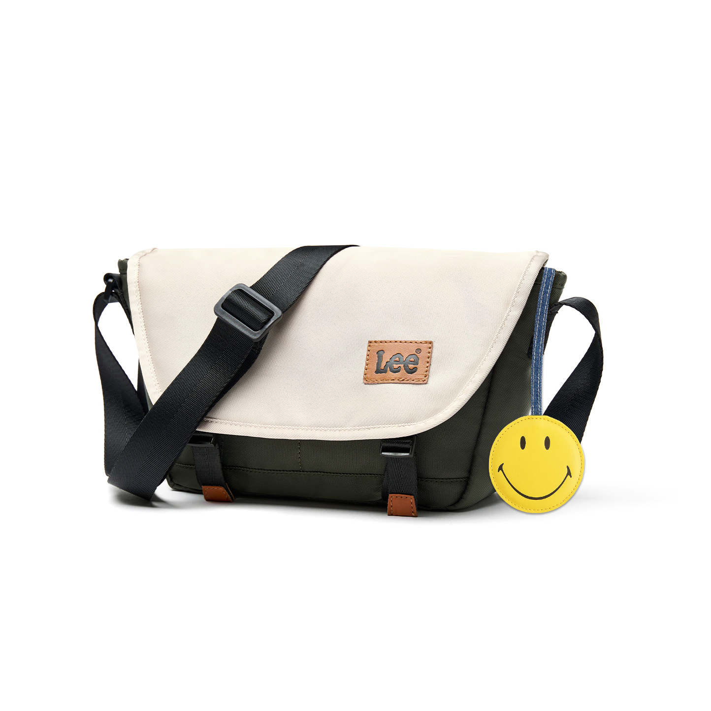 

Lee Оксфордская спортивная сумка через плечо с одним ремнем унисекс разноцветная, Beige Green