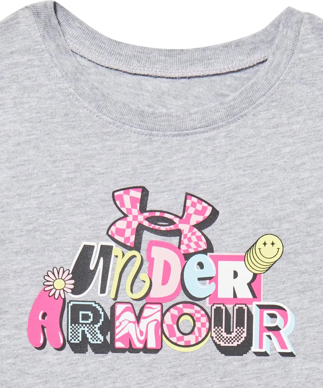 Футболка детская, дышащая, Under Armour, Party People, Mod Gray — фото 2