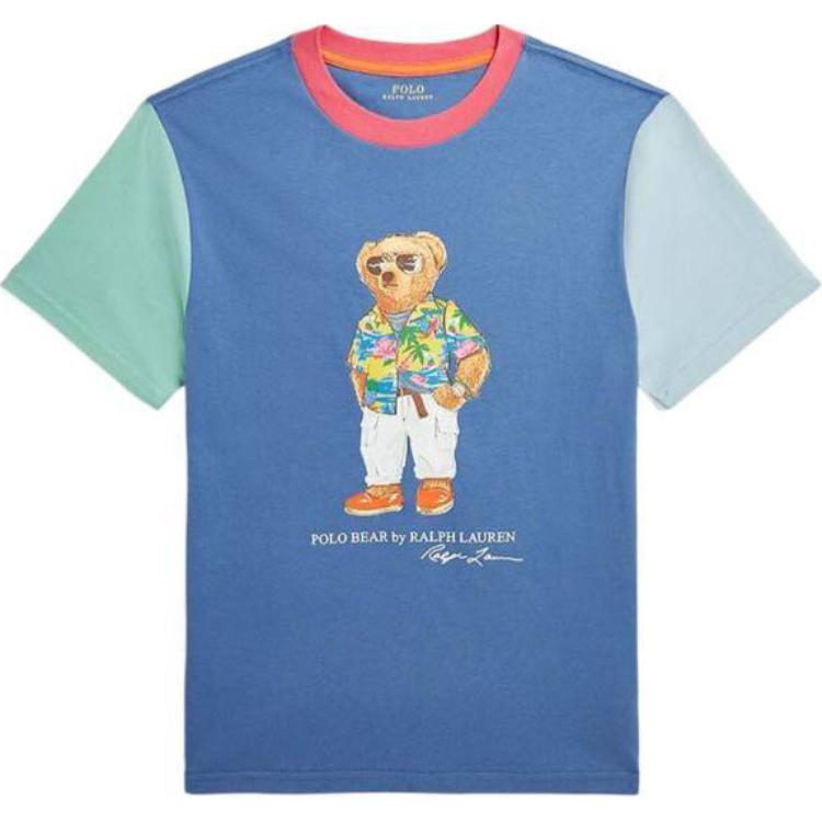 Футболка синяя детская Polo Ralph Lauren — фото 2