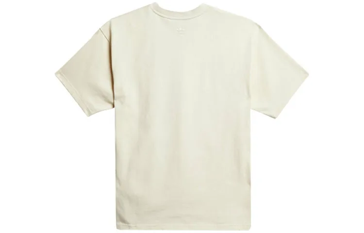Футболка Adidas Pharrell Williams Basics Adidas Originals, экрю — фото 3