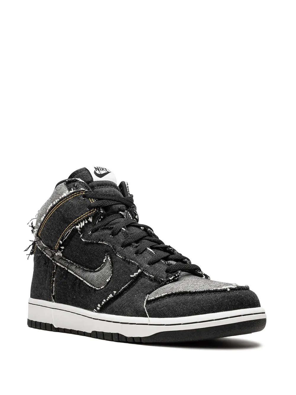 Высокие кроссовки Dunk Nike, черный — фото 2