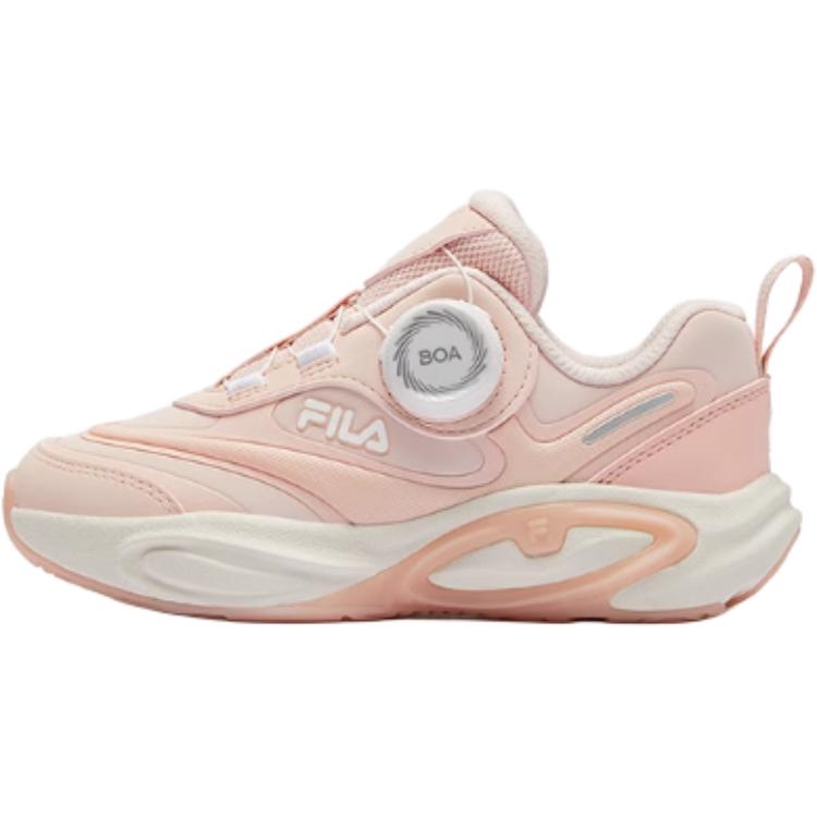 

FILA KIDS Детские кроссовки BOA с низким верхом, устойчивые к истиранию и скольжению, розовые, для детей от 3 до 7 лет