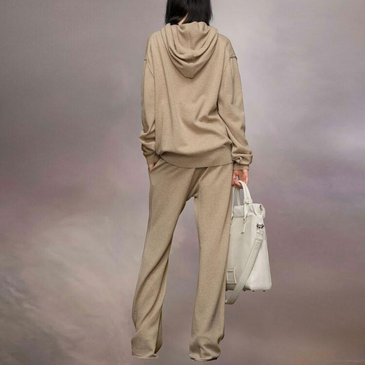 Повседневные брюки женские орехового цвета Maison Margiela — фото 3