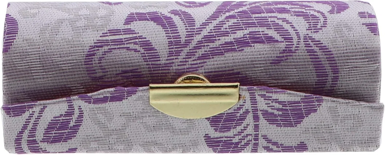 Чехол для губной помады из парчи Motique Accessories лавандовый