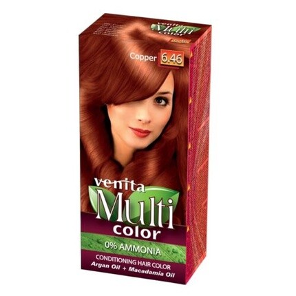 

Краска для волос VENITA MultiColor Hair Care 6.46 Медь 100