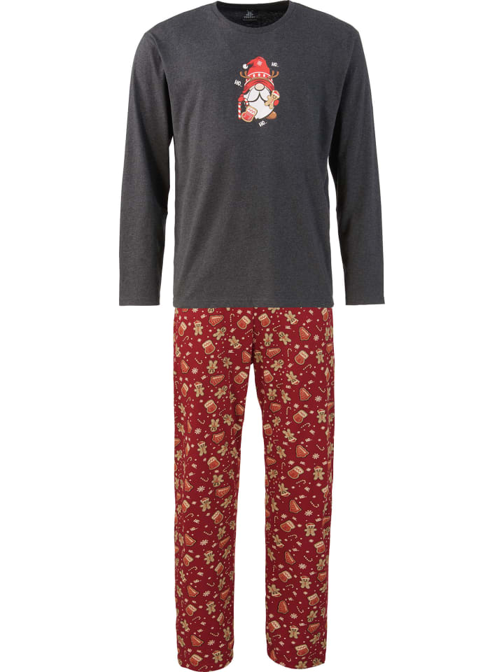 

Erwin Müller Пижама из одного джерси антрацитового цвета