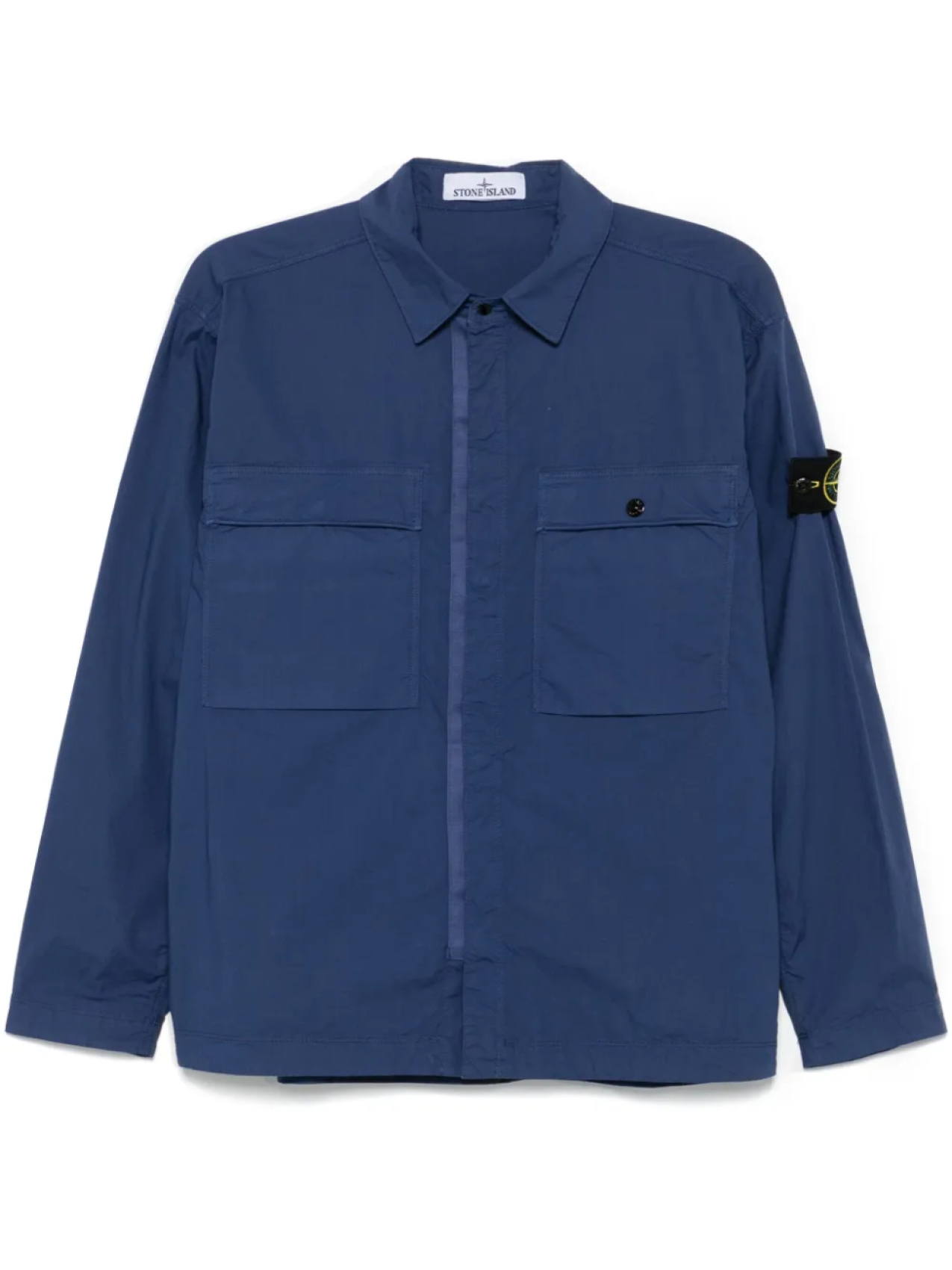 

Куртка с нашивкой Compass Stone Island, синий