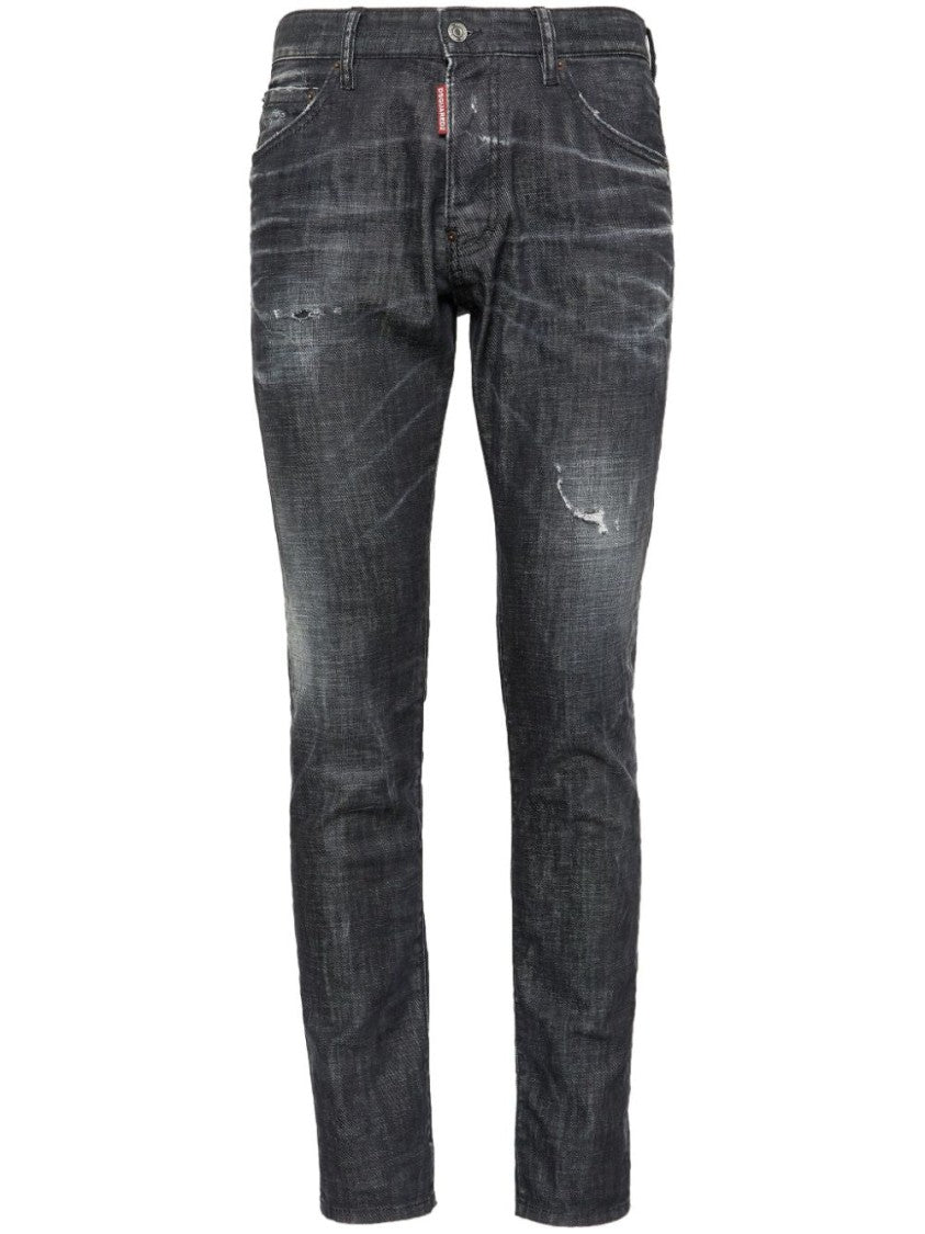 

Укороченные джинсы Slim Fit Dsquared2, черный