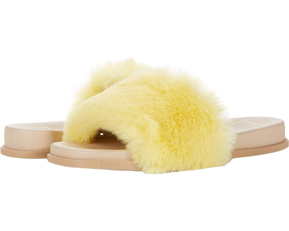 

Домашняя обувь Dolce Vita Gaia, цвет Citron Faux Fur