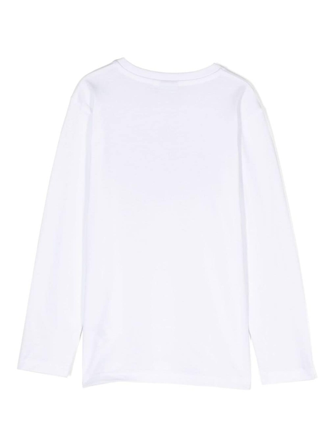 BOSS Kidswear футболка с длинными рукавами и логотипом, белый — фото 2