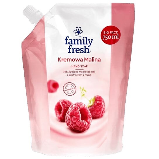 

Увлажняющее мыло для рук с экстрактом малины Creamy Raspberry Refill 750мл Soraya FAMILY FRESH Hand Soap, Orkla