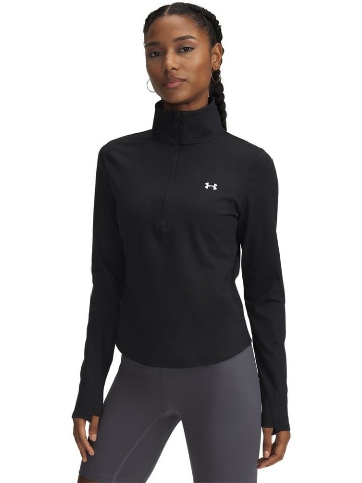 

Under Armour Футболка с длинными рукавами “Motion 1/2 Zip Emea” черного цвета