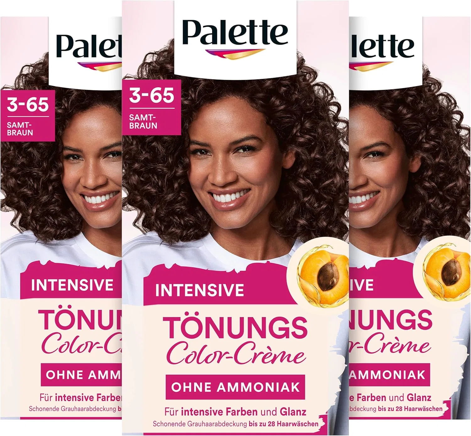 Крем-краска Palette Tint Cream 3-65 Velvet Brown 3 x 115 мл Palette