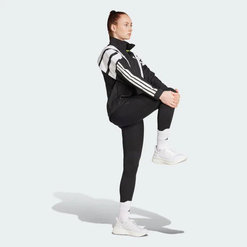 Женская беговая куртка adidas Adizero Archive, черный — фото 3
