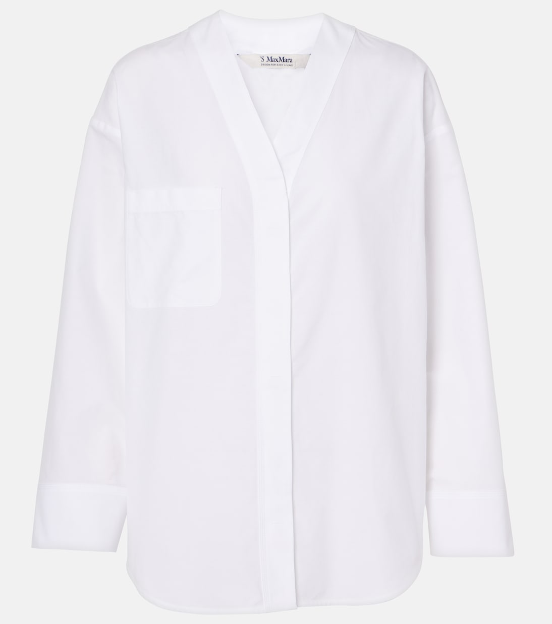 

Хлопковый топ Yole S Max Mara, Bianco