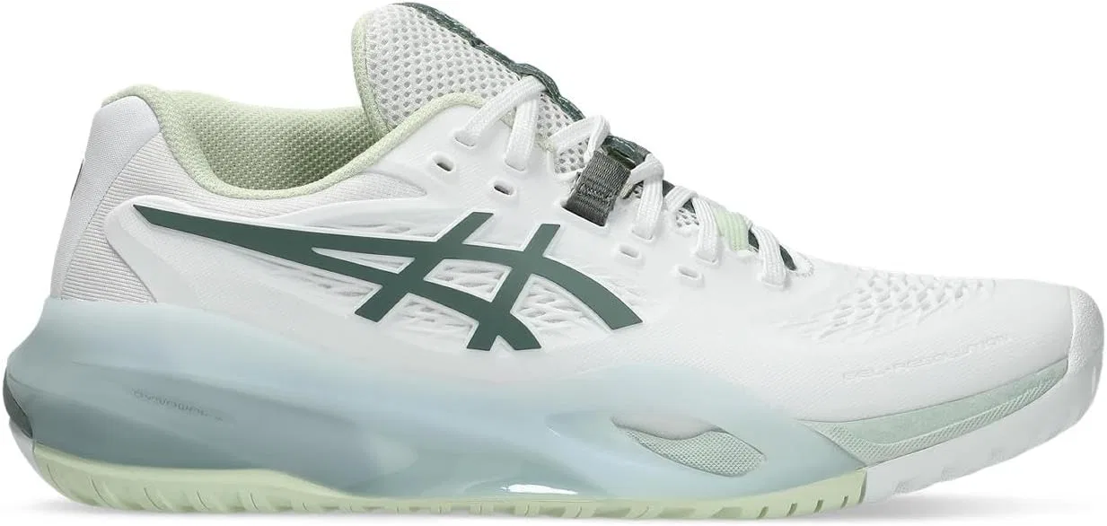 Кроссовки теннисные ASICS Gel-Resolution X, White Monument Blue — фото 3