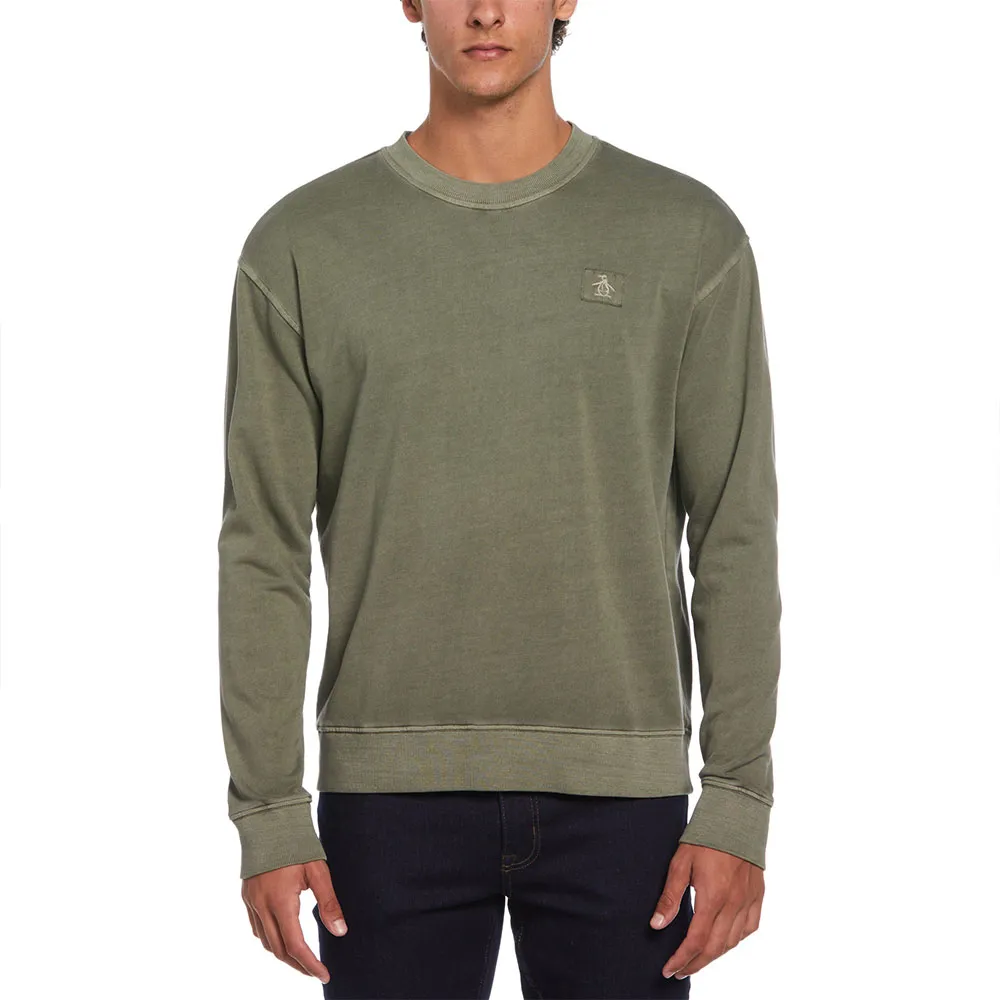 

Толстовка Original Penguin Garment Dyed Loop Back Terry, зеленый