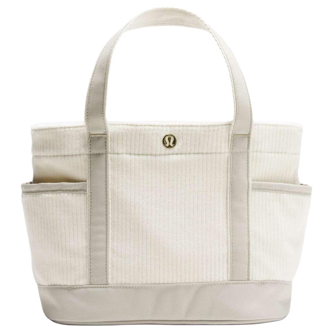 

Lululemon Кордовая сумка-шоппер мини унисекс костяной белый, Bone White
