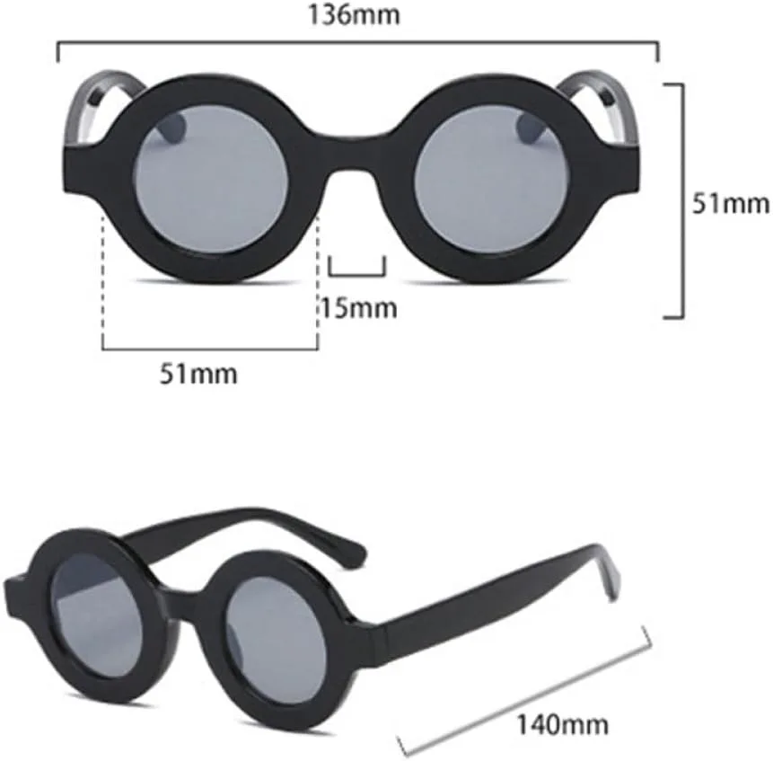 

Популярные ретро-солнцезащитные очки маленького круглого размера для женщин в оправе с буквами, модные оправы с защитой от синего света TYUVIVO, Champagne Clear