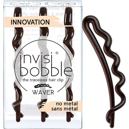 

Зажим для волос Waver Traceless сильной фиксации 0,05 кг черный, Invisibobble