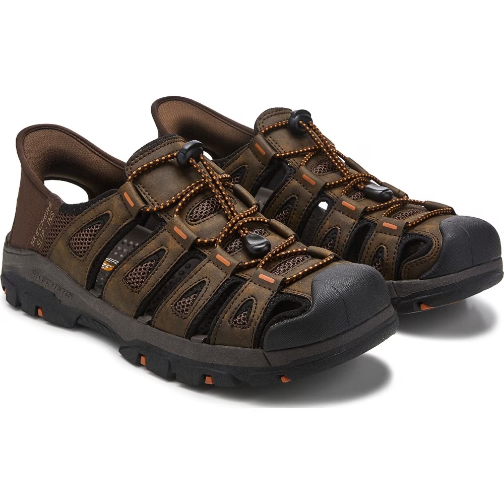

Сандалии рыбацкие Slip-Ins Norvick Skechers, коричневый