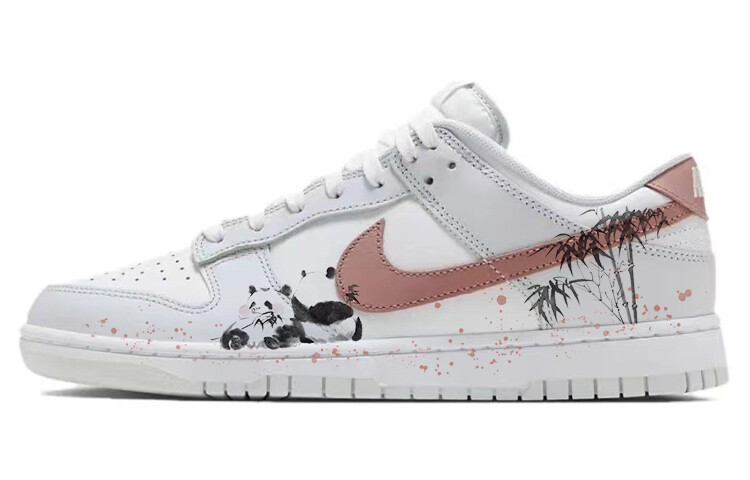 

Кроссовки Nike Dunk Skateboarding Shoes Unisex Low-top White/red, белый